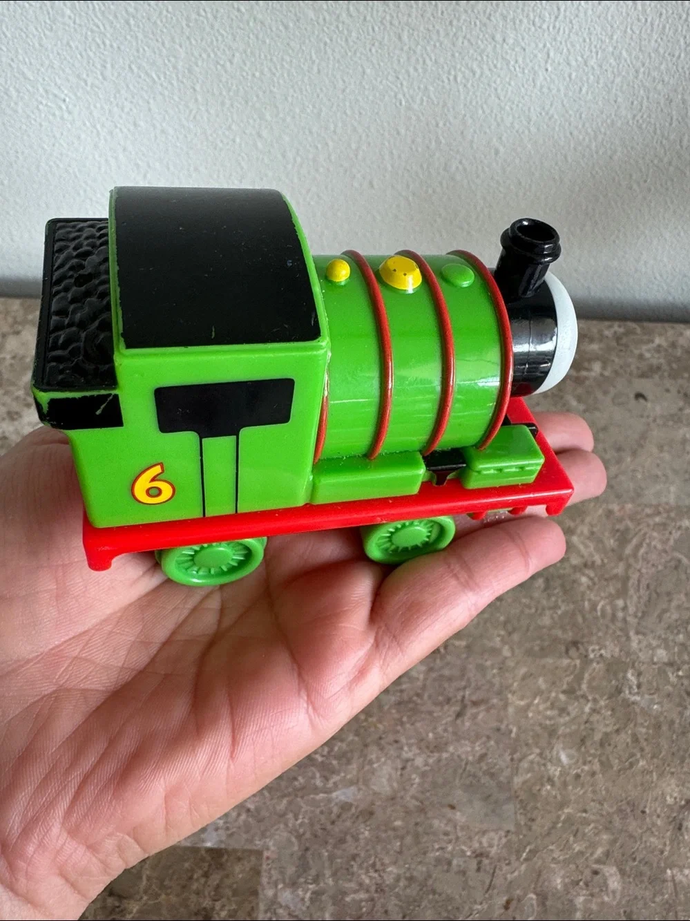 Mattel 2009 Percy train pull back toy engine from Thomas and Friends